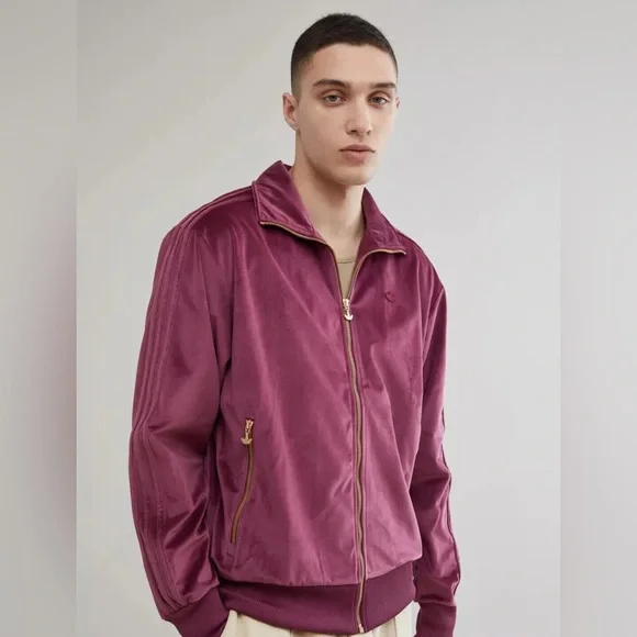 adidas | Jackets & Coats | Adidas Firebird Velour Track Jacket